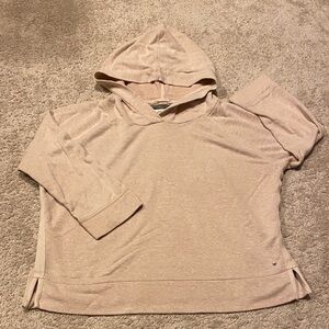 Prana Hoodie 3/4 Sleeve Sweatshirt Lg